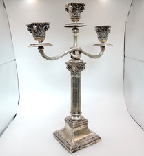 Antiker Silber Kandelaber /