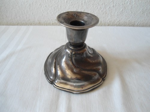 Großer kerzenhalter silber - kerzenhalter,