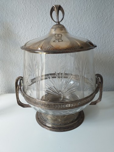 Bowle jugendstil messing - bowle,